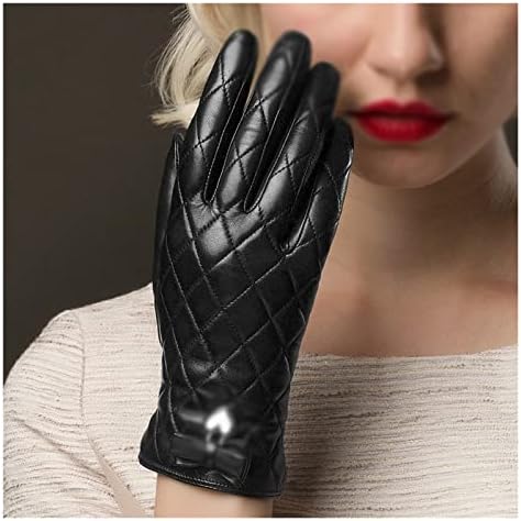 N / A ženske kožne rukavice zimske ženske vanjske tople zaštitne rukavice sa stotinu vožnje biciklom sa rukavicama za prste