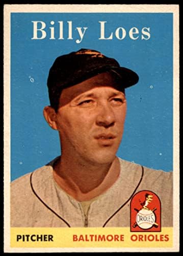 1958. TOPPS # 359 Billy Loes Baltimore Orioles ex Orioles