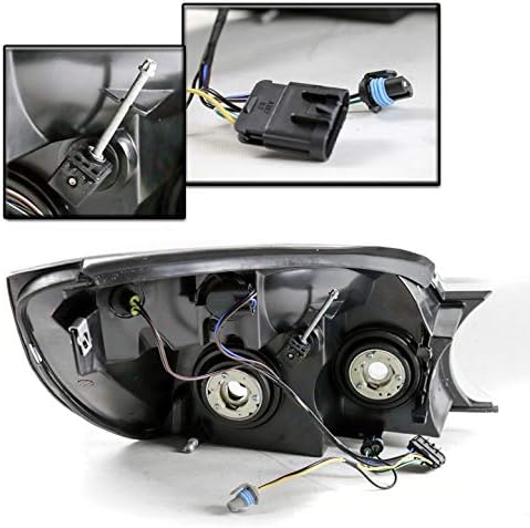 ZMAUTOPARTS za 2002-2007 Buick Rendezvous zamjena Chrome farovi farovi sa 6.25 plava LED DRL svjetla
