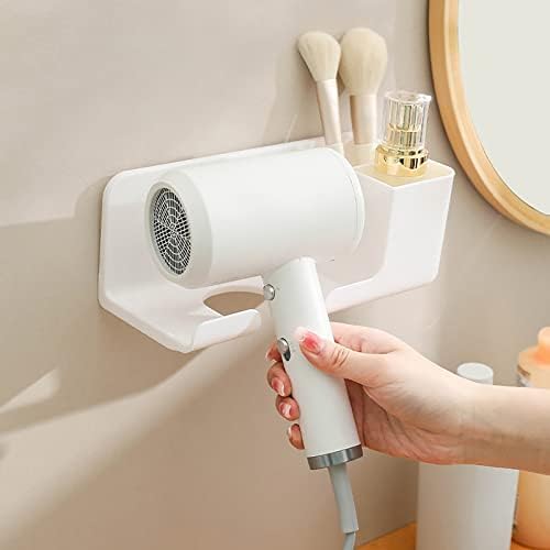 Nosač za sušenje za kosu za sušilo za kosu nosač zida za sušenje kose za zaštitu kose za kupaonicu Plastični multifunkcionalni nosač