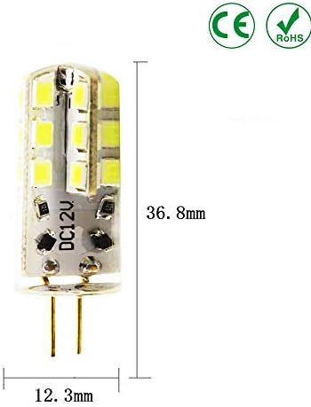 G4 LED Sijalice DC12V hladno bijelo osvjetljenje pejzažna LED sijalica bez zatamnjivanja 3W, ekvivalentno zamjeni halogene sijalice od 30W, G4 Bi-Pin osnovna lampa ,SMD2835, za kuhinjsko osvjetljenje
