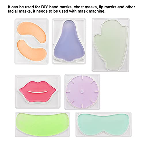 Maska za lice Mold, 7 vrsta maske za višekratnu upotrebu kalupi za lice Tacna Set ploča maske Mašinski proizvođač DIY maska za lice
