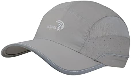 Sklopivi kap za trčanje UPF50 + Brzo suho sportski sportski šešir Reflektivni lagani nestrukturirani bejzbol kapa za muškarce žene
