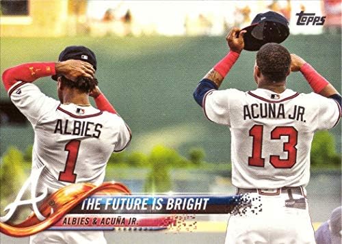 2018 Ažuriranje gornjeg dijelova US43 Budućnost je svijetla Ozzie Alkhes i Ronald Acuna Jr. Baseball Card