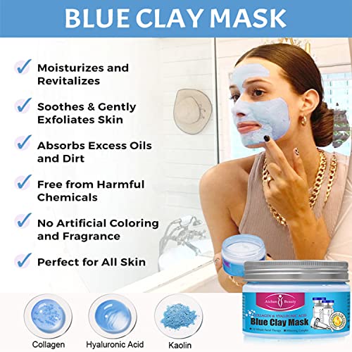AICHUN BEAUTY clay maska za lice dubinsko čišćenje piling umirujući popravak uklonite mitesere hidratantna lica protiv akni )