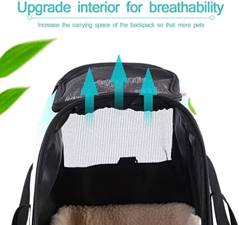 Torba za nošenje kućnih ljubimaca Happy Eater, ruksak za torbe odobren od strane aviokompanije, Prijenosna prozračna torba za male