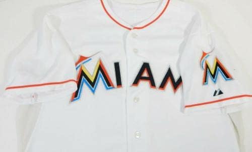 Miami Marlins Jake Norton 14 Igra Polovni bijeli dres DP13686 - Igra Polovni MLB dresovi