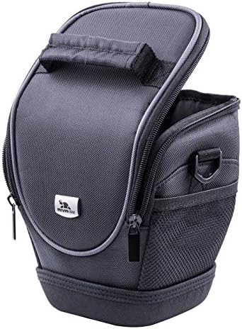 Rivacase Medium DSLR futrola torba za kameru, klasična, podstavljena, vodootporna, crna boja