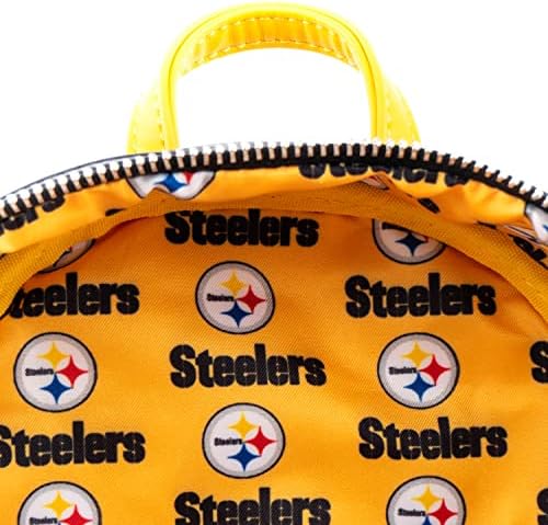 Loungefly NFL: Pittsburgh Steelers Logo po cijelom ruksaku za štampanje