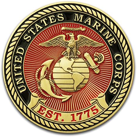 Marine Corps E6 Challenge Coin! USMC SSGT vojni novčić. Smještaj za osoblje Coin! Dizajnirani marinima za marine - zvanično licencirani