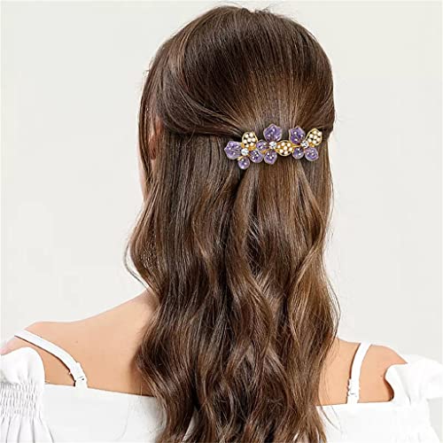 Zhuhw KARTICE za kosu Mali klip za kosu dame Vintage Head cvijet zaglavlja odrasla stotinu gornjih klip za kosu Ornament Spring Clip