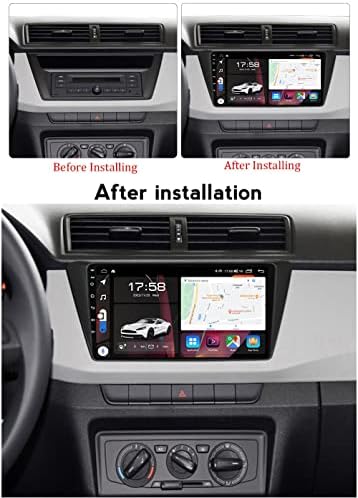 9-inčni 2 DIN Android 11 Auto stereo GPS navigacija za Skoda Fabia 3 III 2015-2019 ugrađen u FM am AUTO RADIO / CARPLAY Android Auto