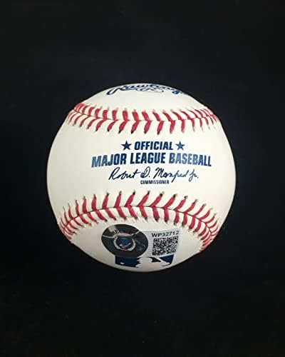 Nick Madrigal potpisao je bejzbol bijele ralings Beckett COA - MLB debitu 31.7.2020. Natpis - Chicago Cubs, White Sox 2. Baseman