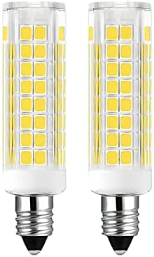 E11 LED sijalica 6W, Mini kandelabra baza, zatamnjiva AC110V120V 130V, 6000k dnevna svjetlost Bijela za lustere stropno svjetlo za