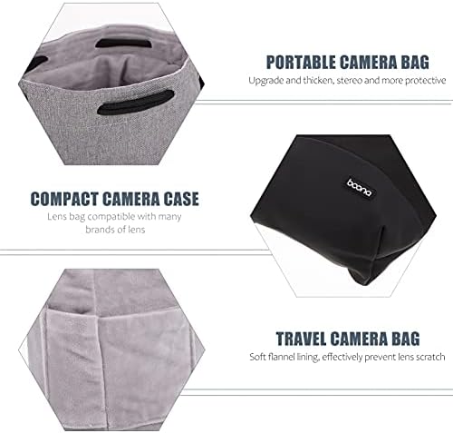 VALICLUD digitalna kamera 1 kom platnena dodatna oprema koristi torbu Jednostruka prenosiva torbica za pohranu sive futrole putna