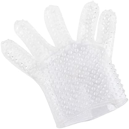 Rukavice za masažu silikonske muške ženske meke flertujuće rukavice za masažu alat za muškarce rebraste rukavice za zadirkivanje rukavice