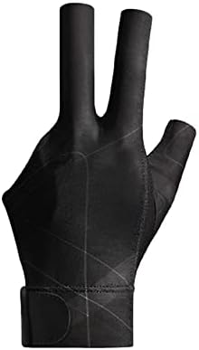 Colaxi bilijarske rukavice Cue mitts lijevi strijelci snooker prozračni elastični biljarski dodaci Tri prsta Prikaži rukavice rukavice