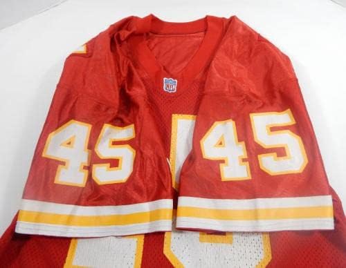 1993 Kansas poglavar grada Ernie Thompson 45 Igra Rabljena Crvena dresa 46 DP32738 - Neintred NFL igra rabljeni dresovi