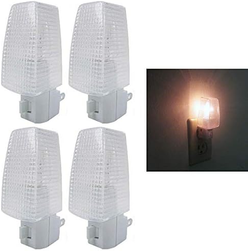 4 Paket Noćna Svjetla Za Isključivanje Prekidač Svijetlo Bijelo Svjetlo Nite Zidni Utikač Sigurnost Doma