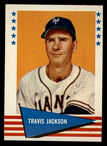 1961 Fleer 115 Travis 'Stonewall' Jackson New York Giants Ex / Mt Giants