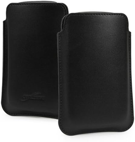 Boxwave Case kompatibilan sa MicroMax X702 - originalna kožna torbica, tanki pravni kožni luksuzni lagani džep za Micromax X702 -