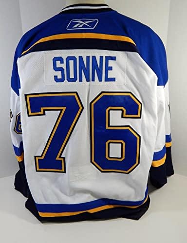 St. Louis Blues Sonne 76 Igra Polovni bijeli dres DP12373 - Igra Polovni NHL dresovi