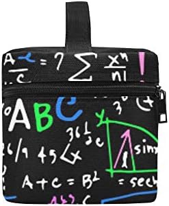 Naučni dizajn matematički grafikon i Formula Wi uzorak kutija za ručak torba za ručak izolovana torba za ručak za žene/muškarce /