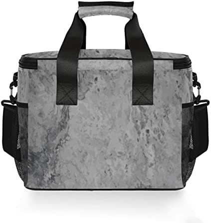 xigua velika torba za piknik za ručak izolirana višekratna siva mramorna torba za zamrzavanje Prijenosna nepropusna kutija za ručak