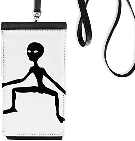 Univerzum Alien Monster Alien Telefon novčanik Torbica Viseća mobilne torbice Crni džep