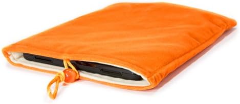 Boxwave futrola za AllDocube M5 S - Velvet torbica, meka Velor tkaninska torba rukava sa crtežom za AllDocube M5 S - Bold Orange