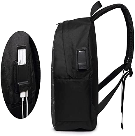 Robot backpack za laptop za muškarce Tanak izdržljiv dnevni paket sa USB portom Travel Casual 17 inčna torba za laptop