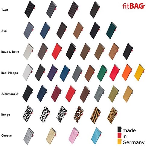 FITBAG Retro crna po mjeri s krojnim rukavima za Google Pixel 5 5g | Napravljen u Njemačkoj | Poklopac torbica za kosur od tkanine